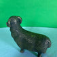 Vintage Brass Sheep Statue