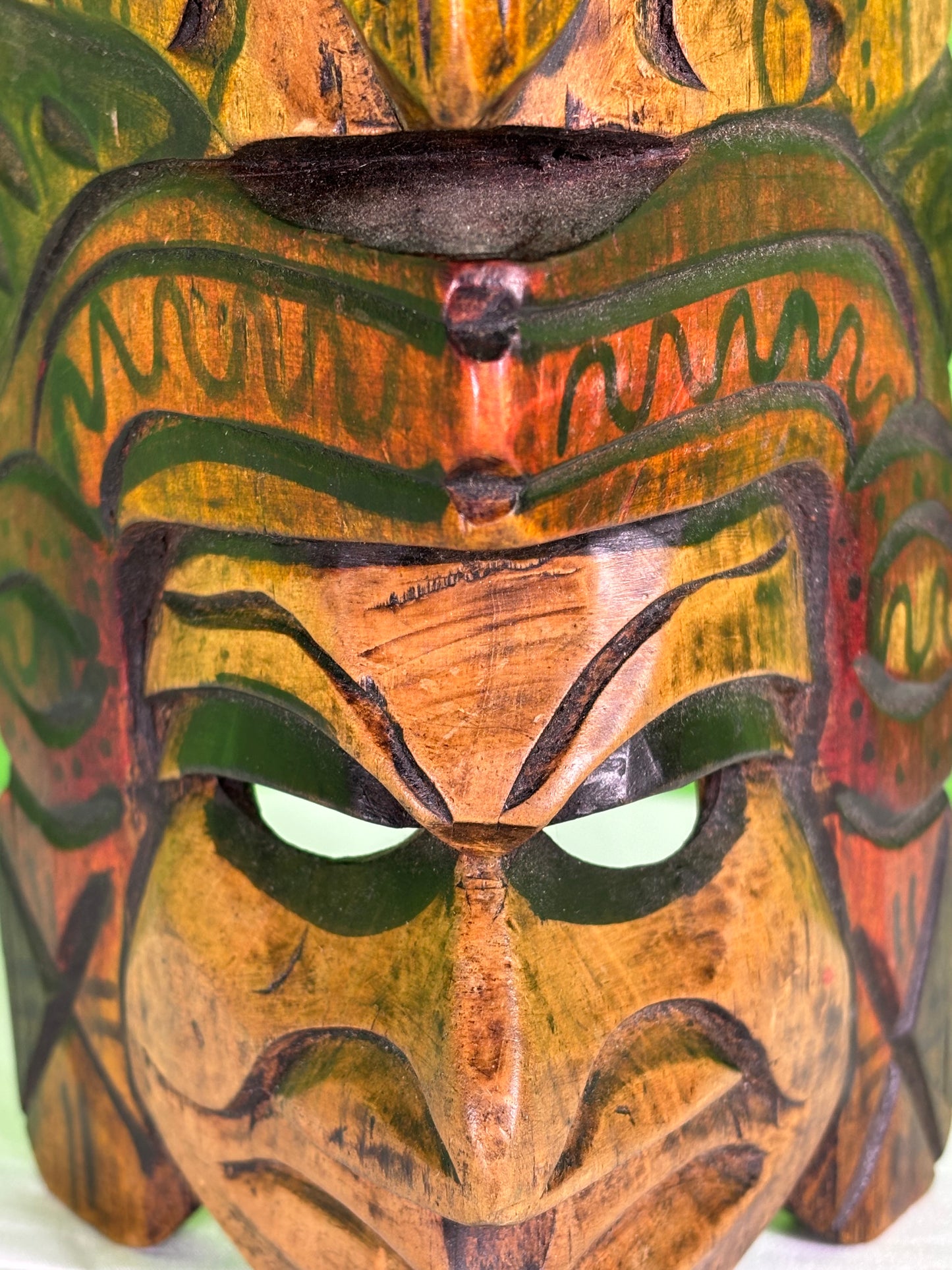 Carved Wooden Tribal Mask