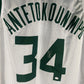 Giannis Antetokounmpo Milwaukee Bucks Signed Autographed Jersey with COA