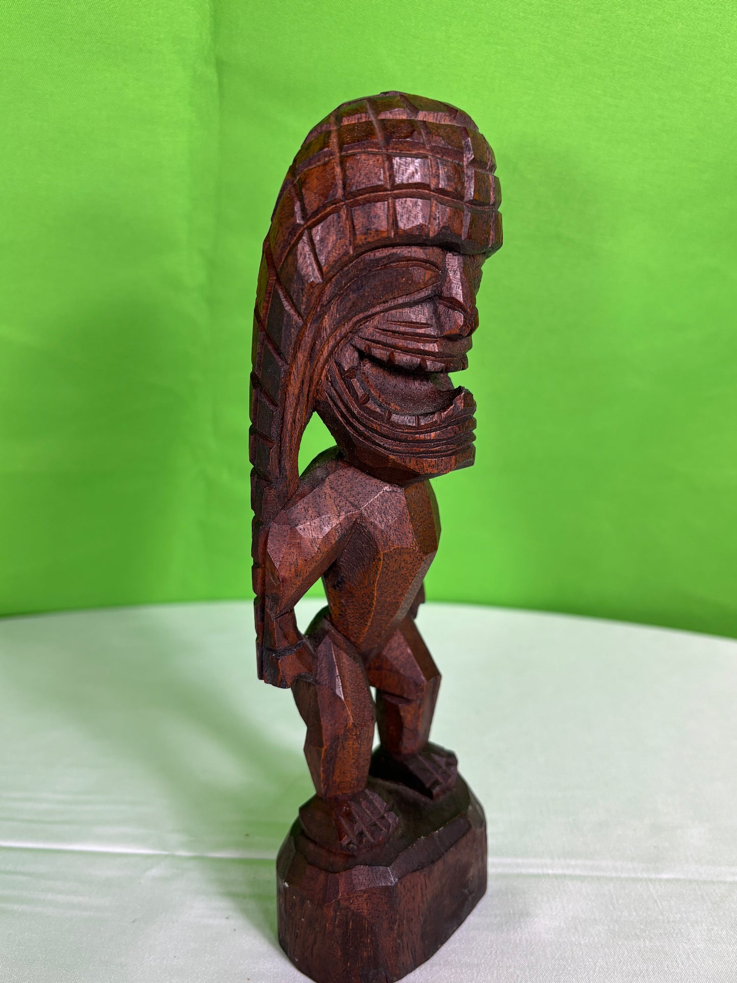 Carved Vintage Wooden Tribal Figure