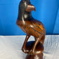 Large Hand Carved Wood Eagle Sculpture