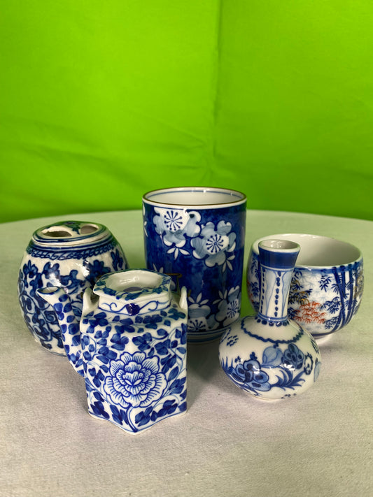 Blue and White Chinese Porcelain Lot