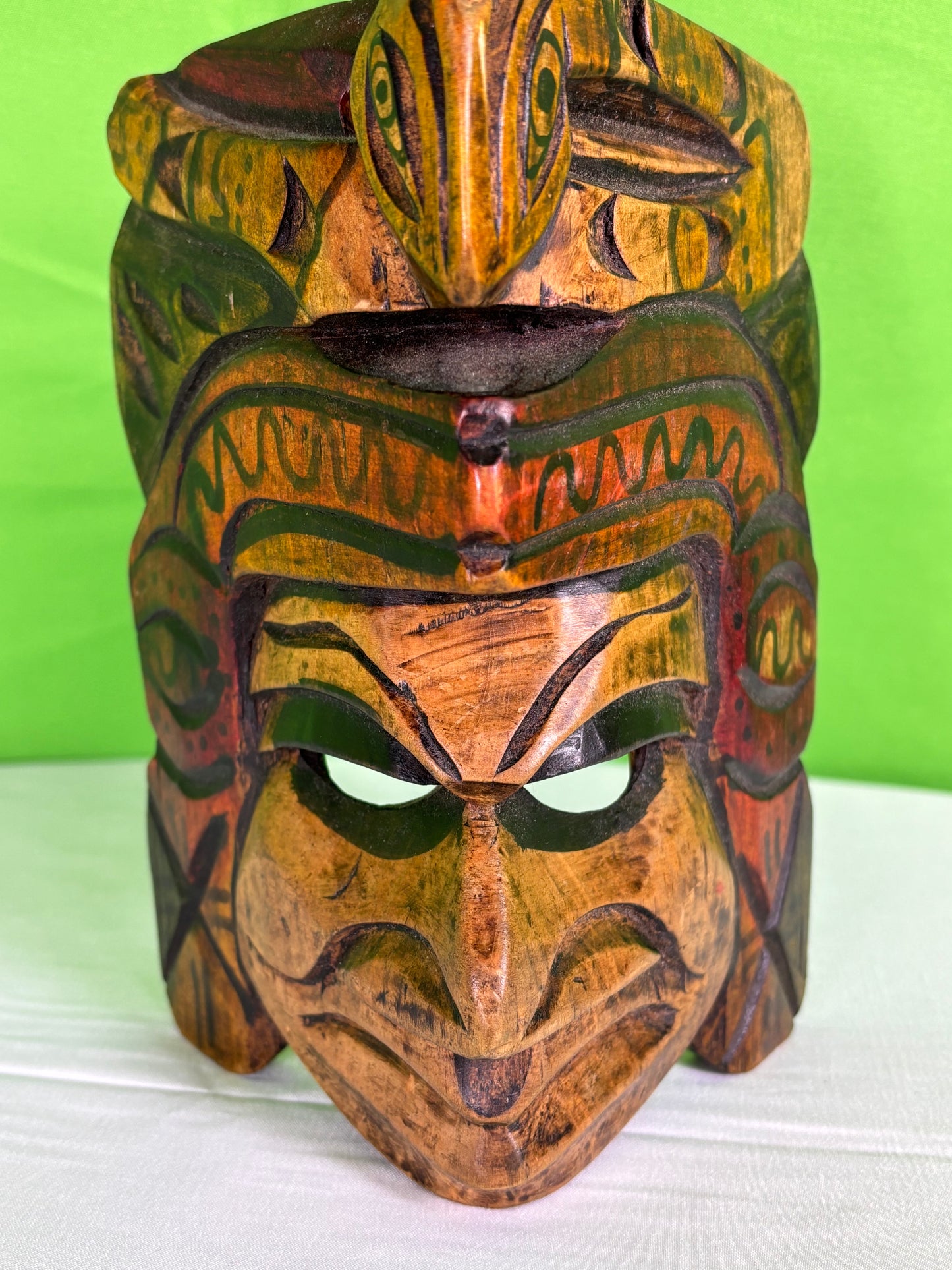 Carved Wooden Tribal Mask