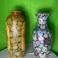 Two Large Tall Asian Chinese Porcelain Vases