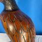 Large Hand Carved Wood Eagle Sculpture