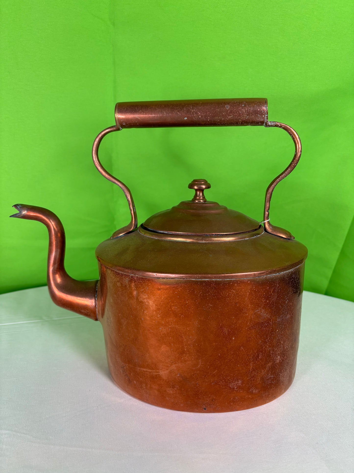 Antique Copper Tea Kettle