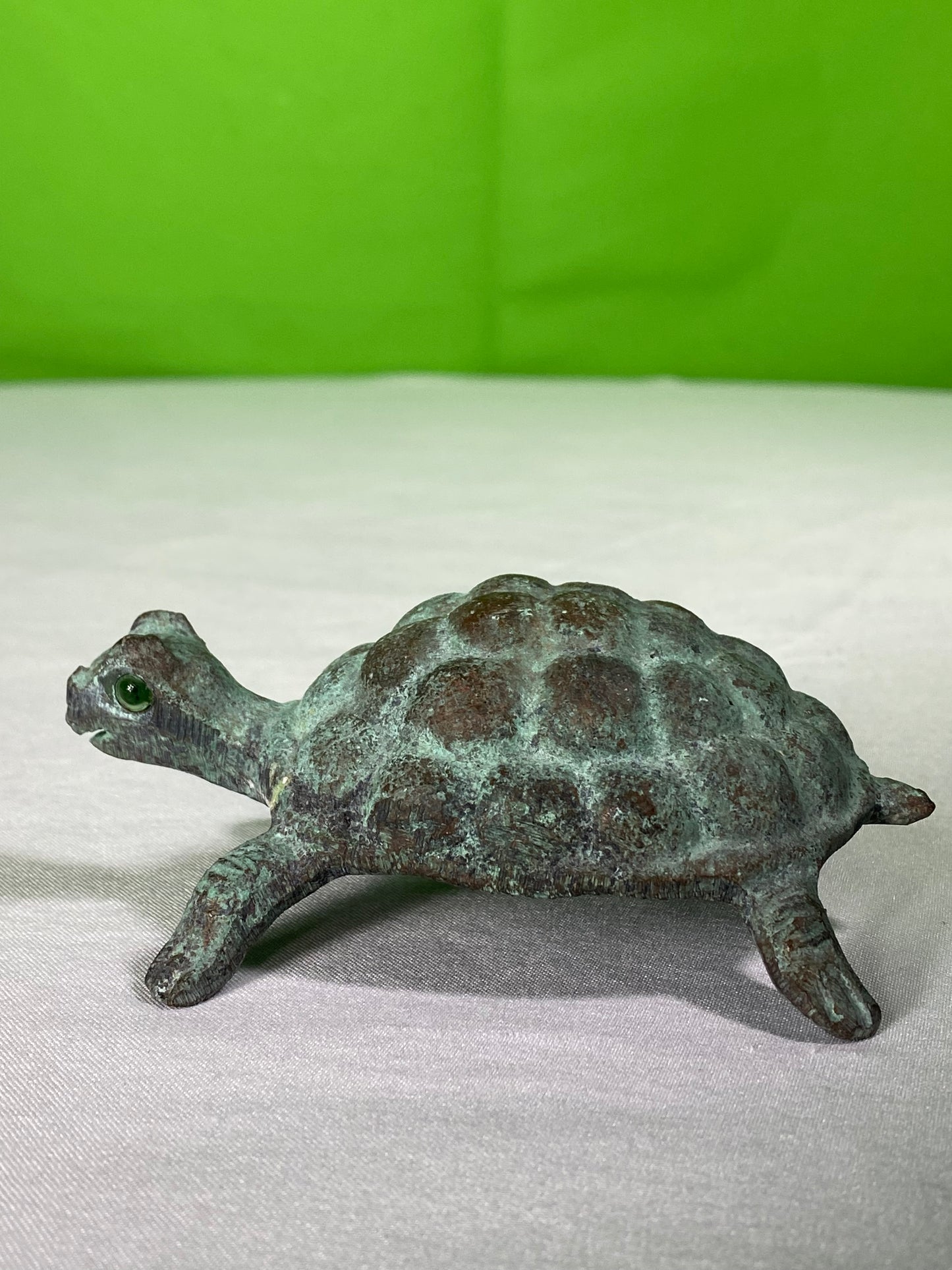 Vintage Bronze Turtle Statue