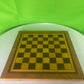 Incredible Vintage Chess Set - All Hand Carved Chess Set With Inlaid Chess Board