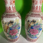 Two Very Large Asian Style Porcelain Vases With Peacocks