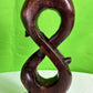 Hana African Dark Wood Infinity Sculpture