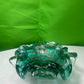 Vintage Green Glass Ashtray