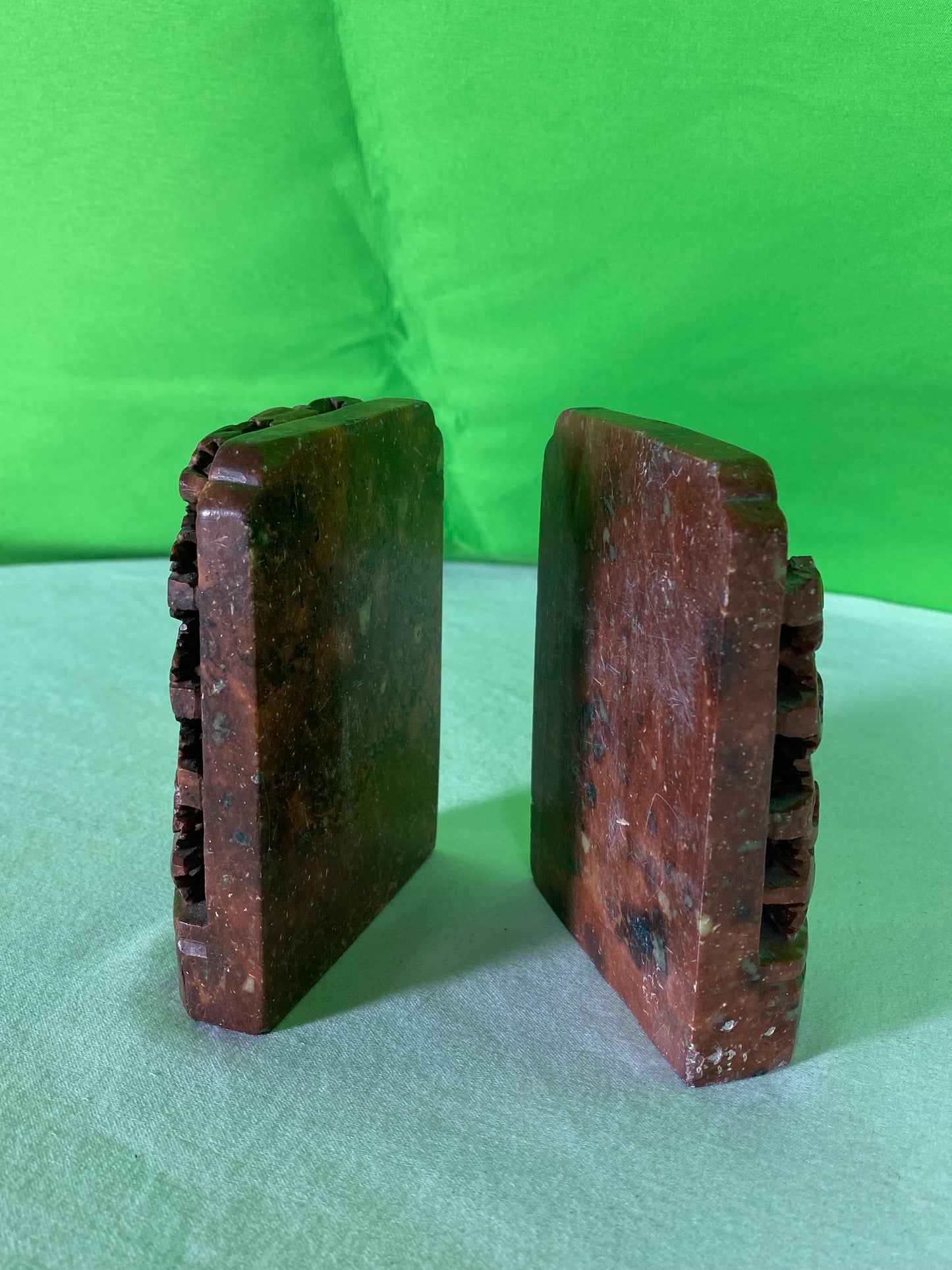 Pair of Asian Carved Bookends