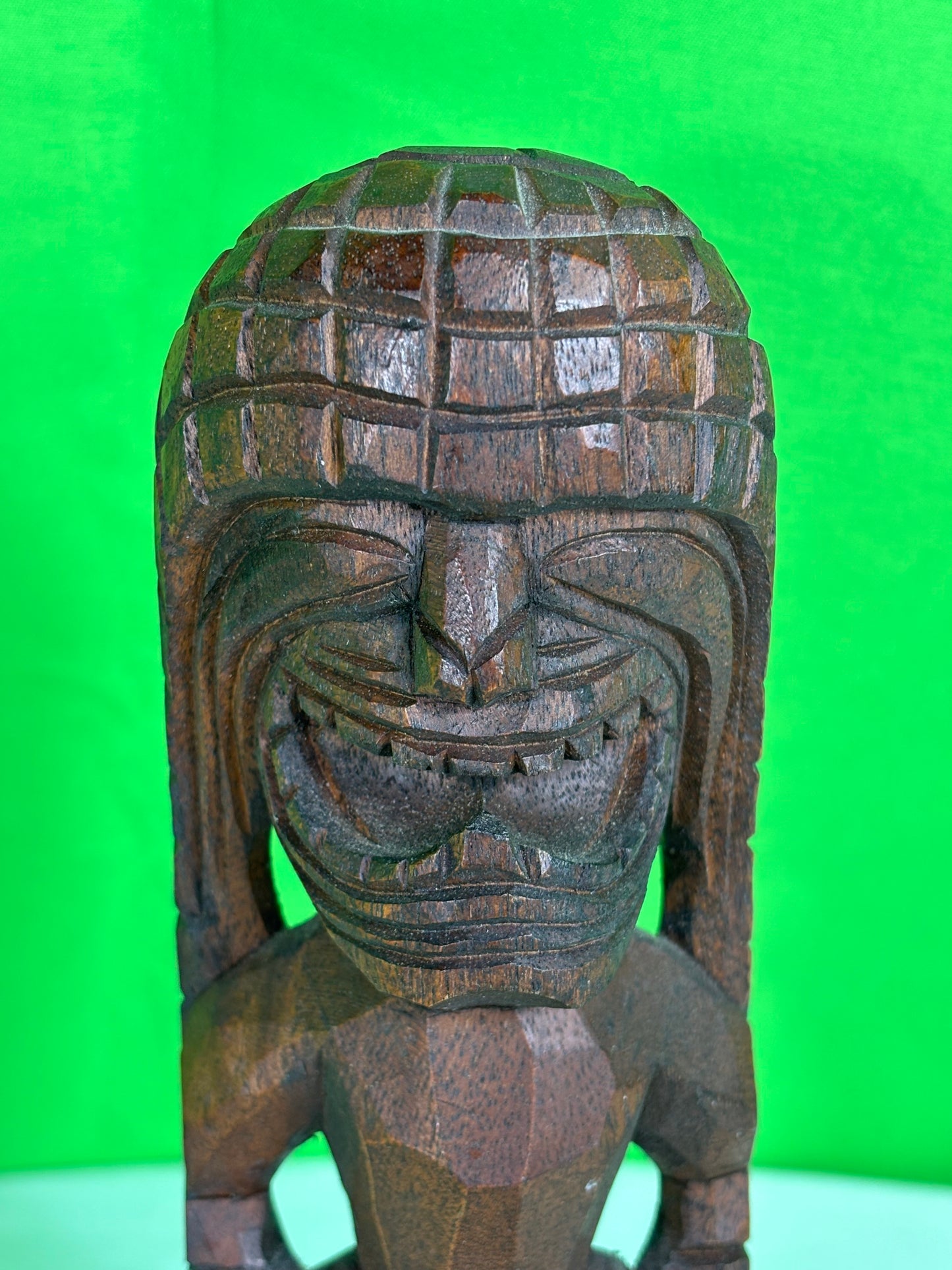 Carved Vintage Wooden Tribal Figure