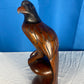 Large Hand Carved Wood Eagle Sculpture