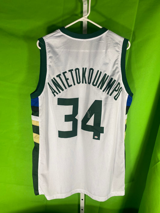 Giannis Antetokounmpo Milwaukee Bucks Signed Autographed Jersey with COA