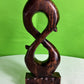 Hana African Dark Wood Infinity Sculpture