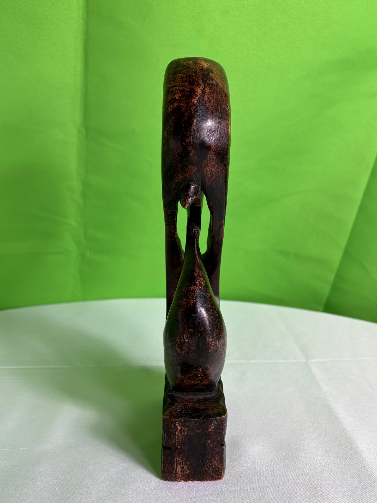 Hana African Dark Wood Infinity Sculpture