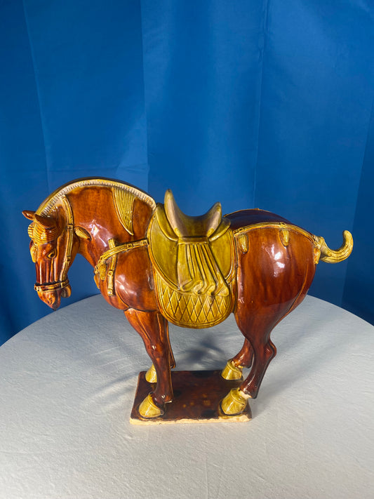 Vintage Pottery Tang Horse