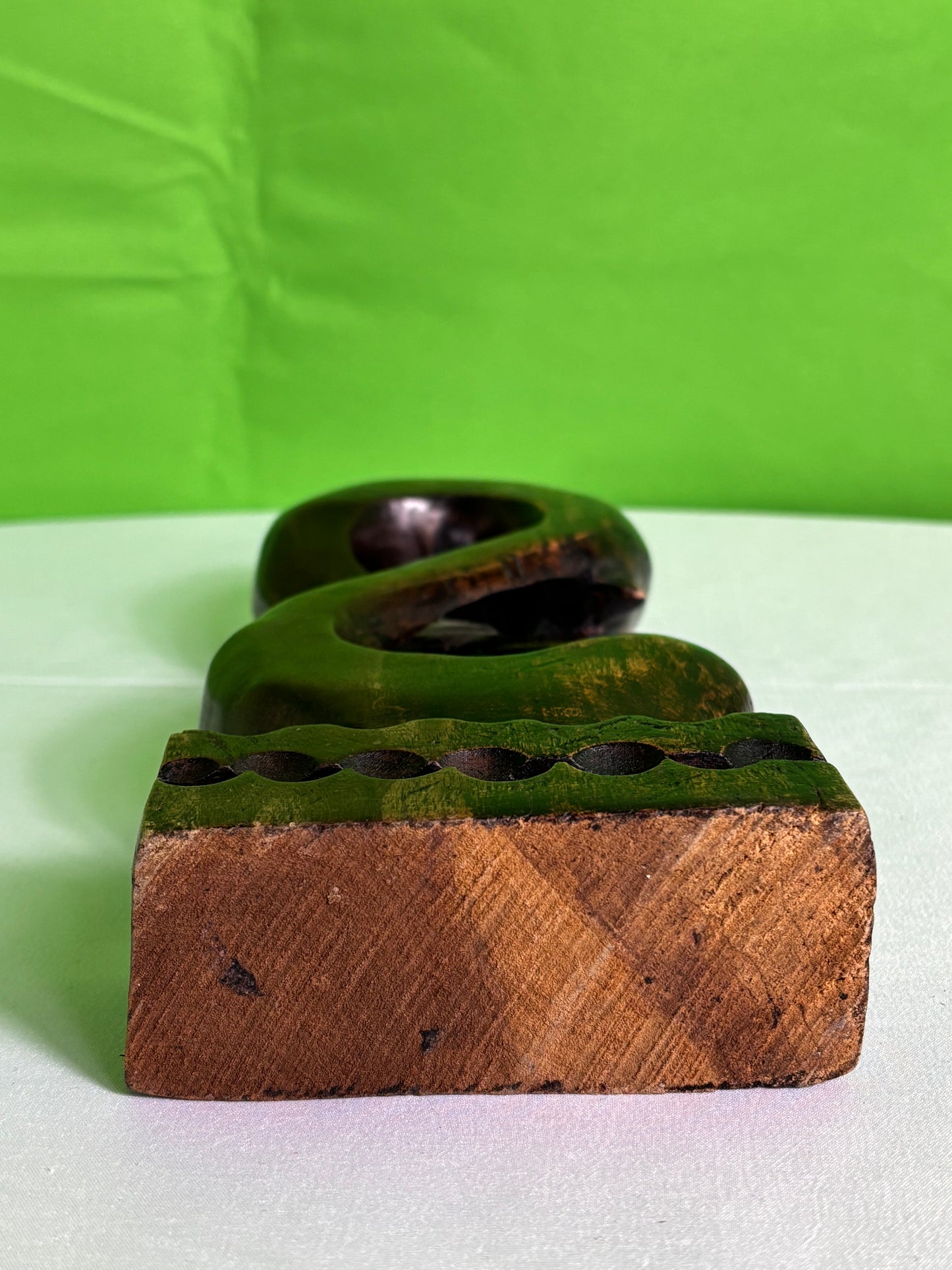 Hana African Dark Wood Infinity Sculpture