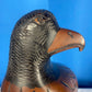 Large Hand Carved Wood Eagle Sculpture