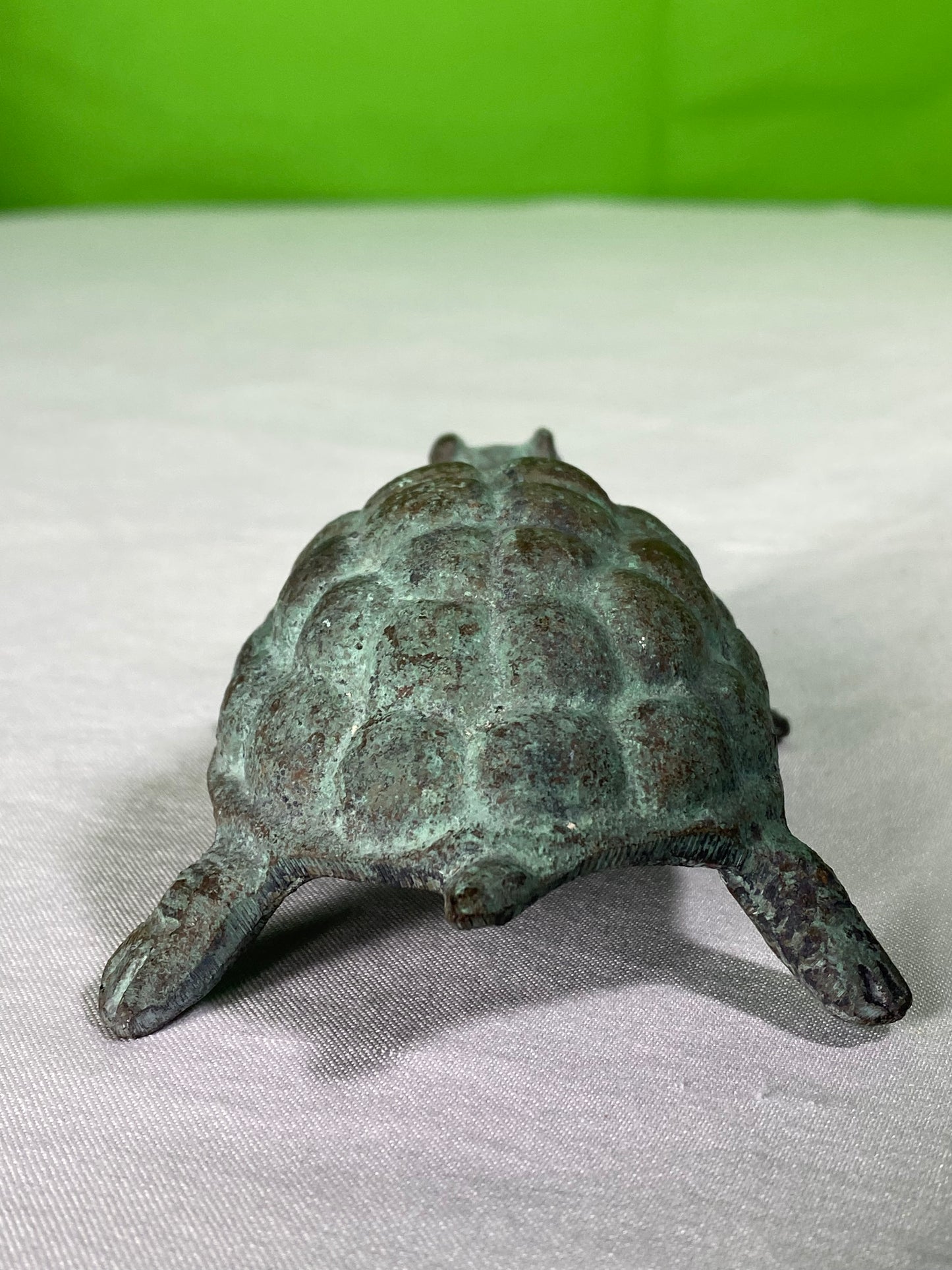 Vintage Bronze Turtle Statue