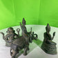 Grouping of Vintage Cast Metal Asian Figures