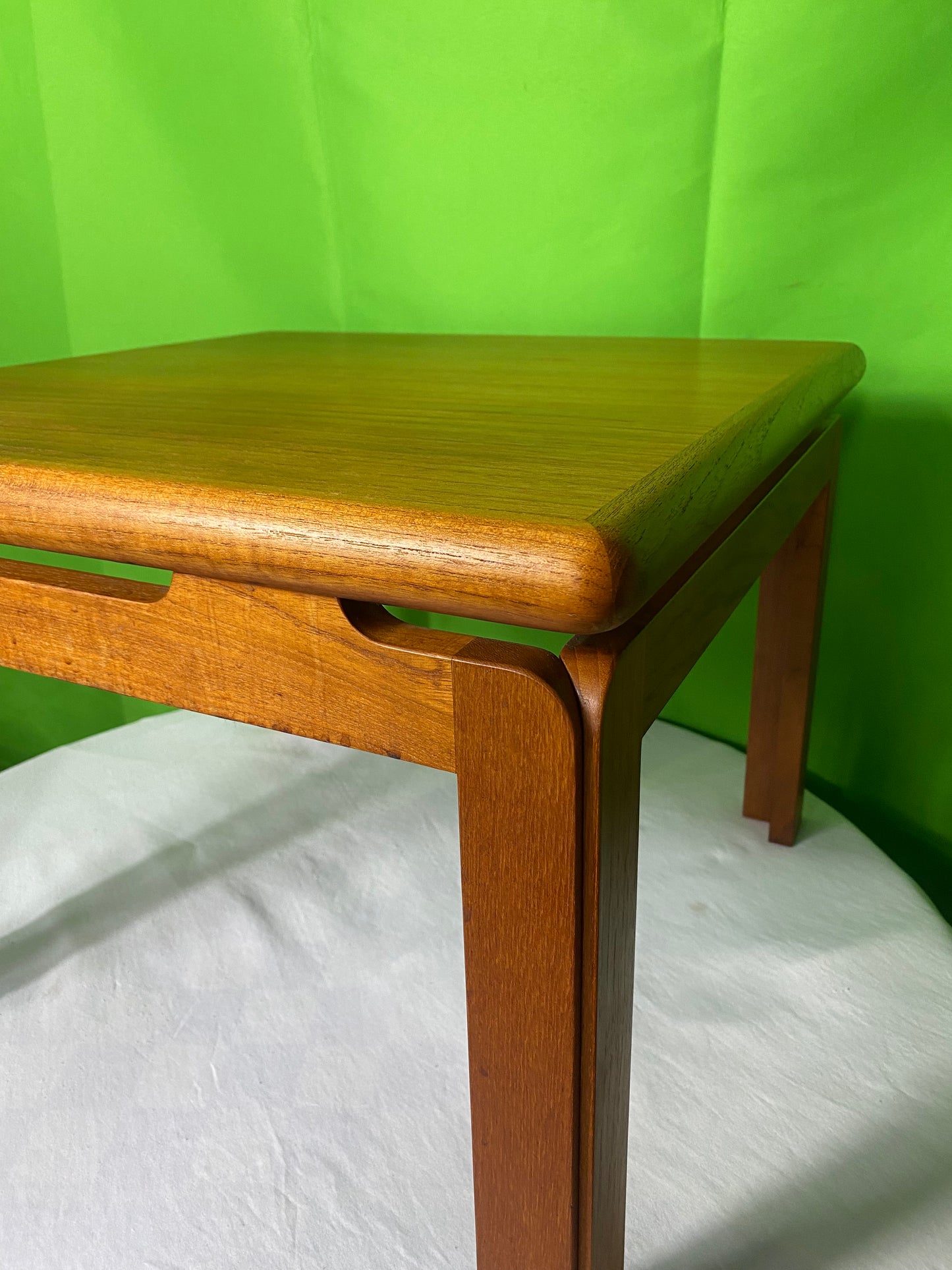 1960s Kristensen & Thomassen Teak Coffee Table With Elevated Top