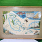 Large Bahamas Island Framed Map Print