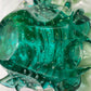 Vintage Green Glass Ashtray