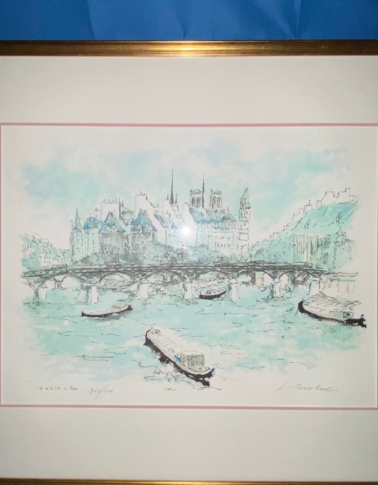 L'ile De La Cite' In Paris - Signed/numbered Print