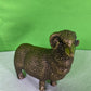 Vintage Brass Sheep Statue