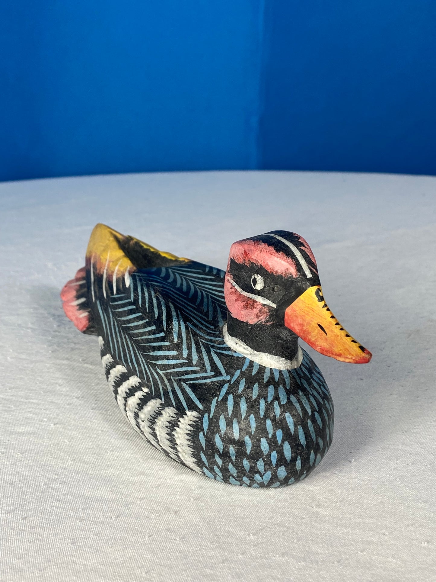 Vintage Carved Hand Painted Pintail Duck