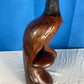 Large Hand Carved Wood Eagle Sculpture