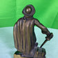 Vintage Bronze Pirate Bookend