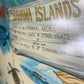 Large Bahamas Island Framed Map Print