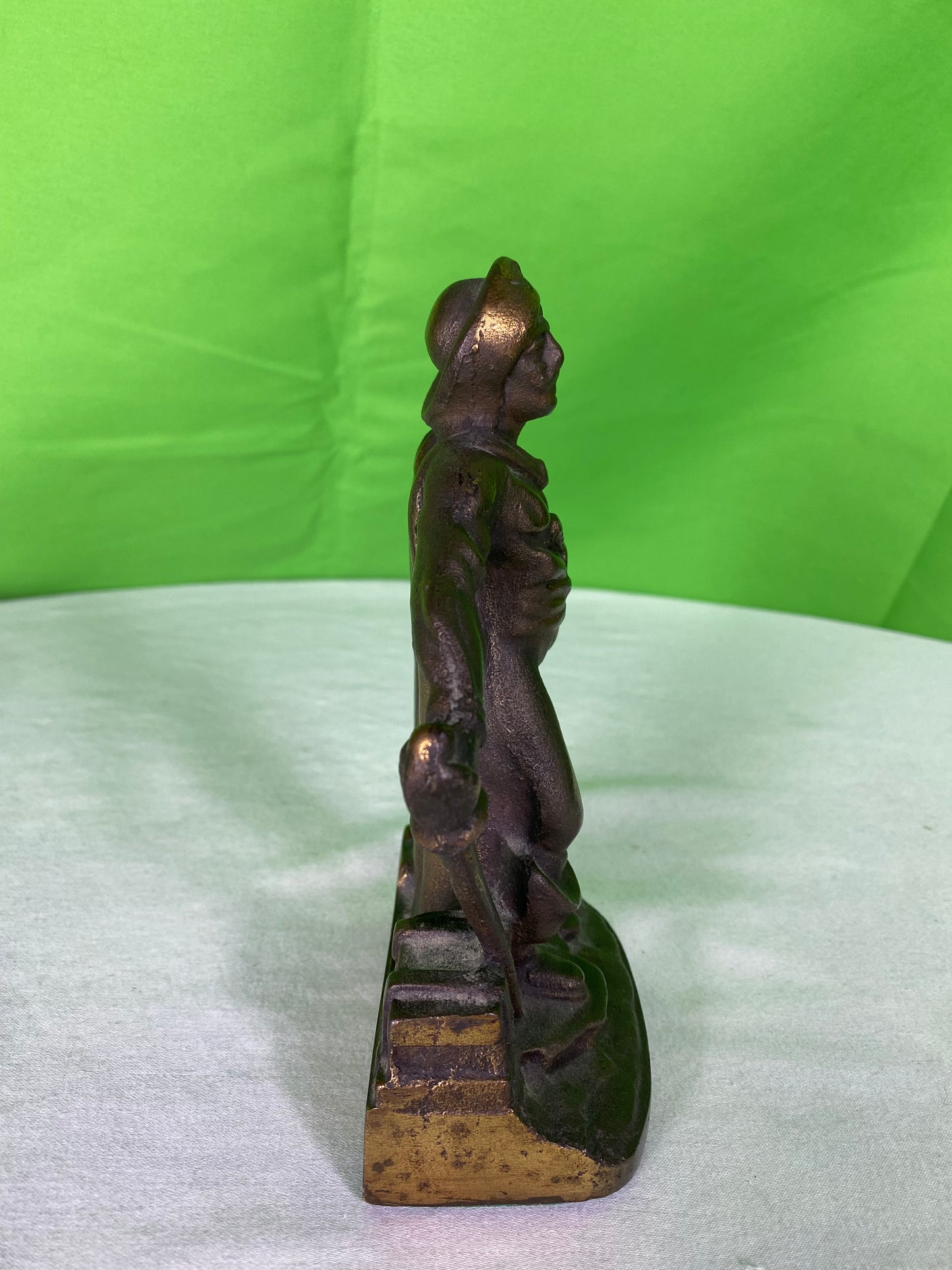 Vintage Bronze Pirate Bookend