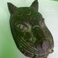 African Benin Bronze Leopard Head