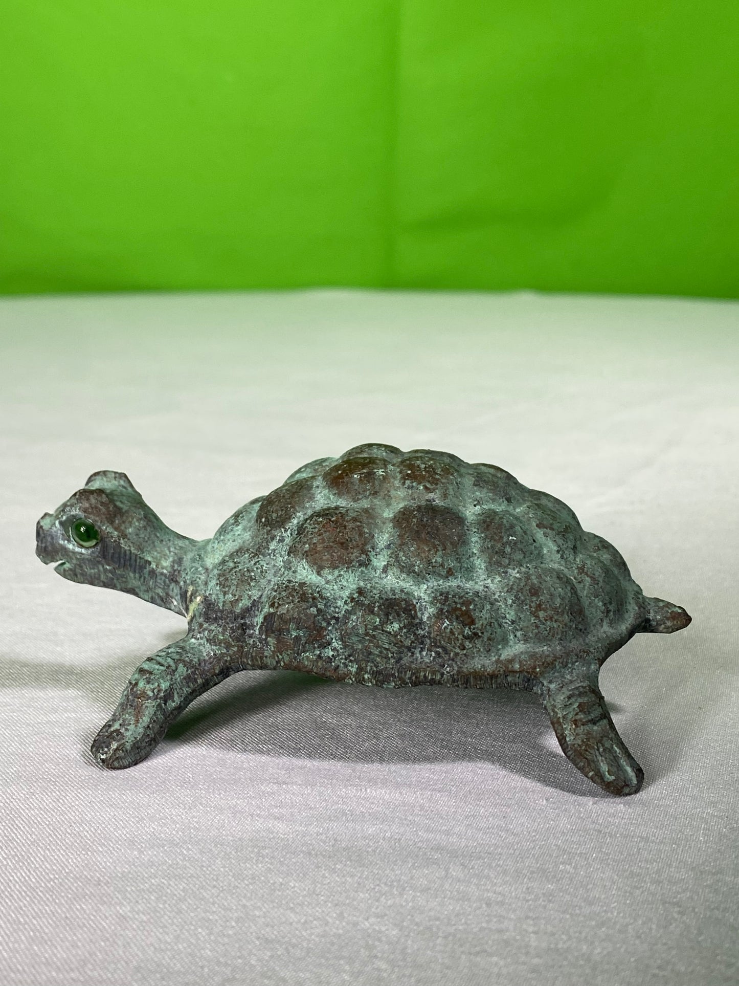 Vintage Bronze Turtle Statue