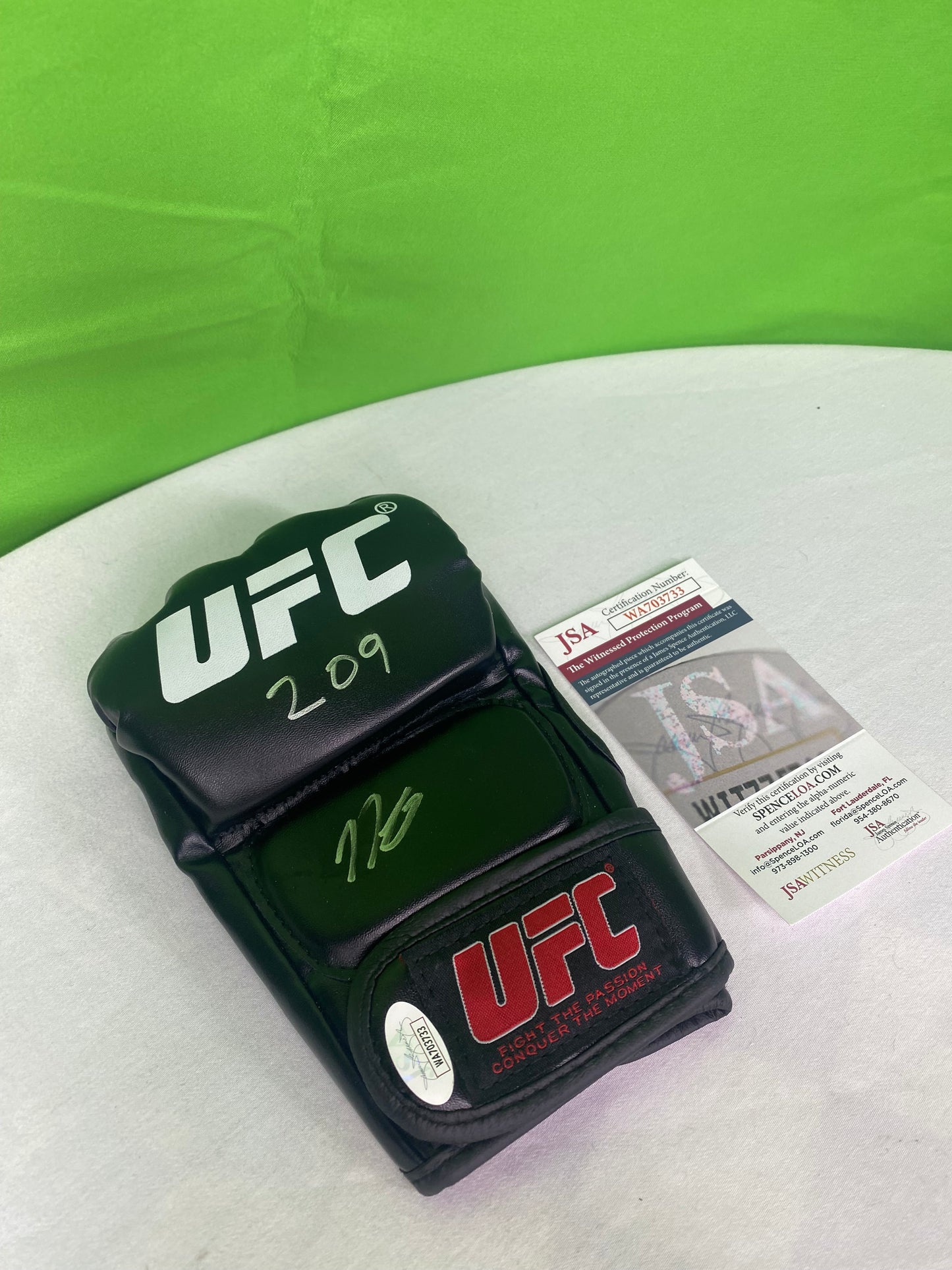 Nick Diaz Signed Autographed UFC Glove JSA COA MMA "209"