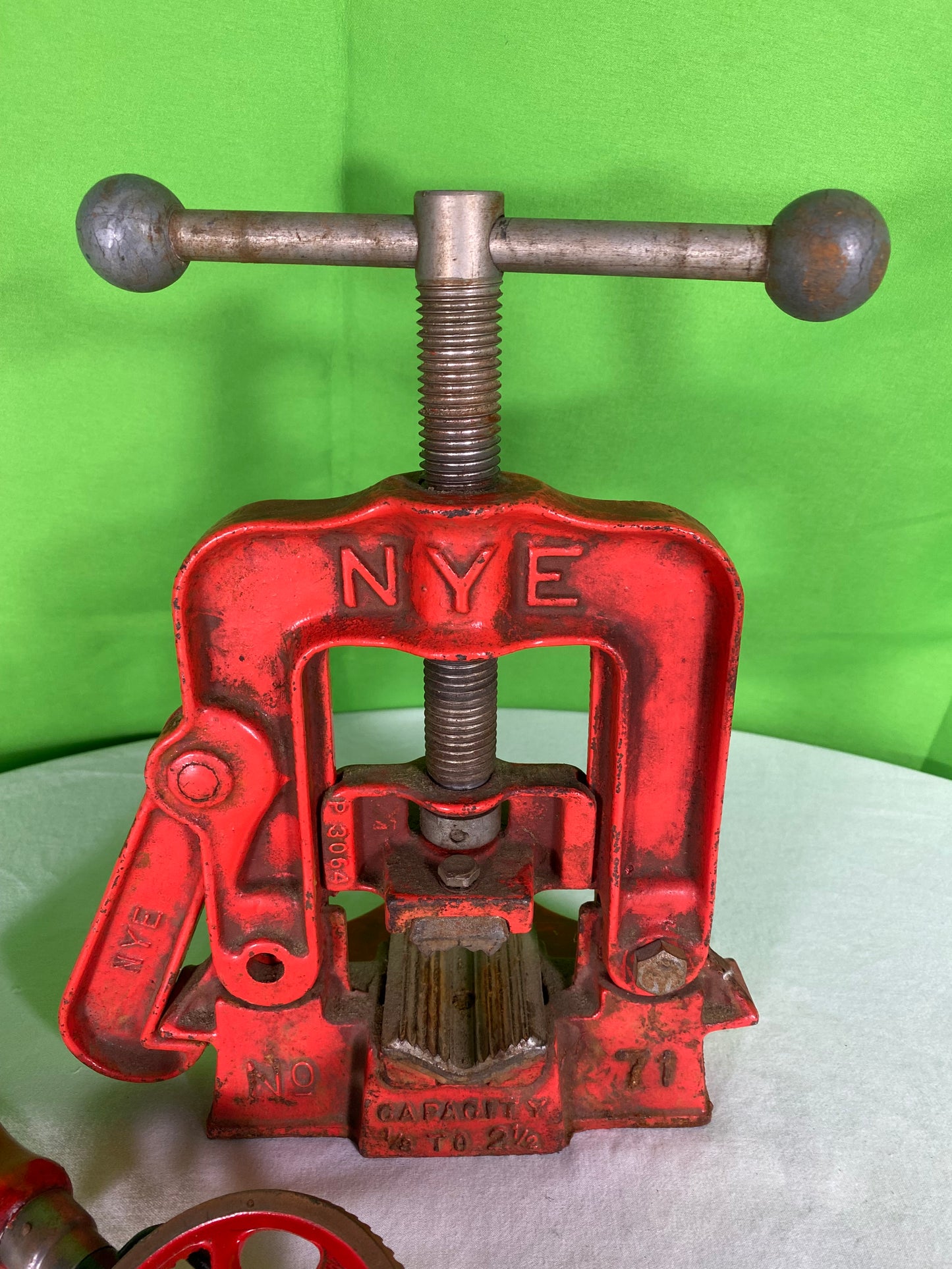 Vintage NYE #70 Vise and Vintage Hand Drill