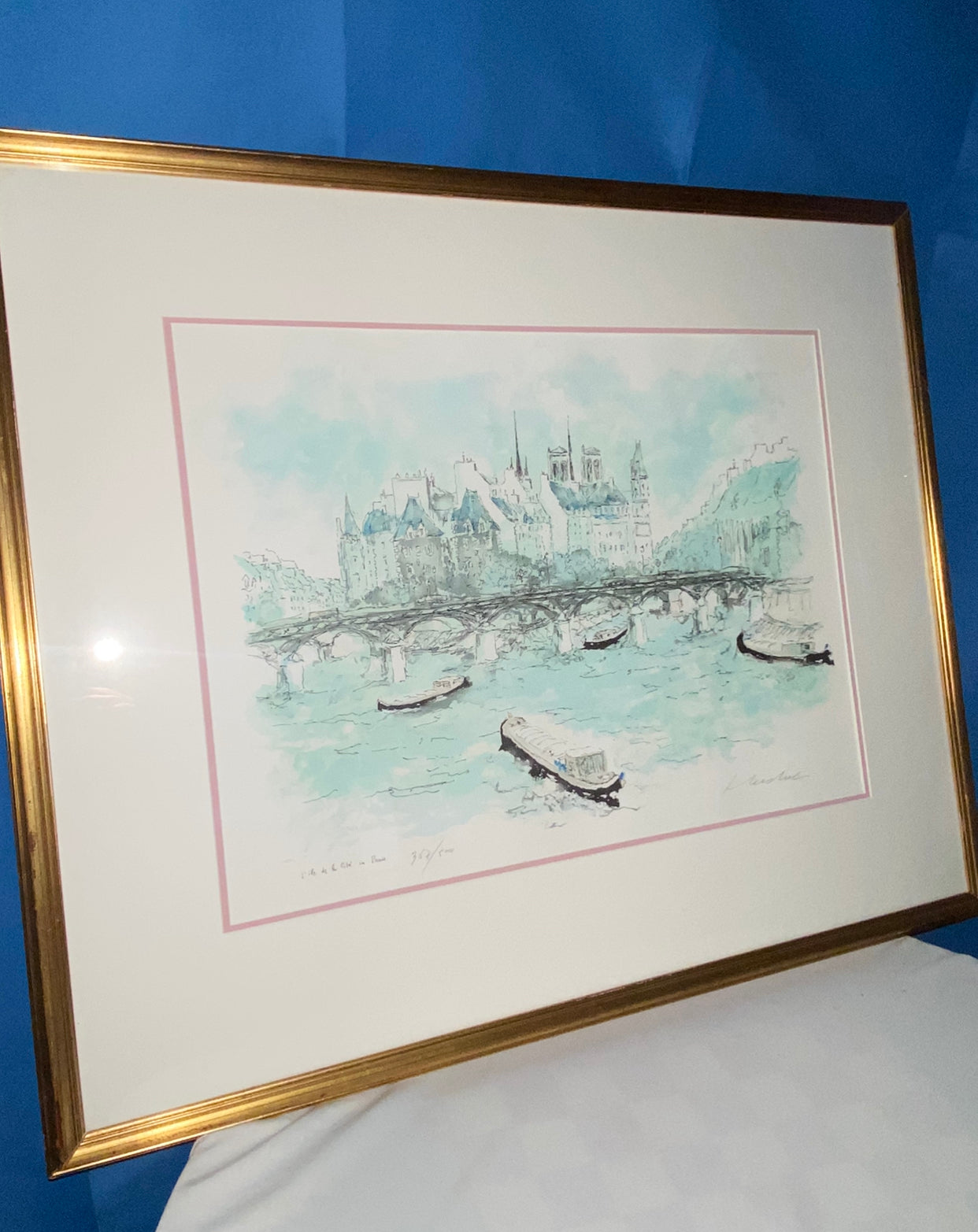 L'ile De La Cite' In Paris - Signed/numbered Print