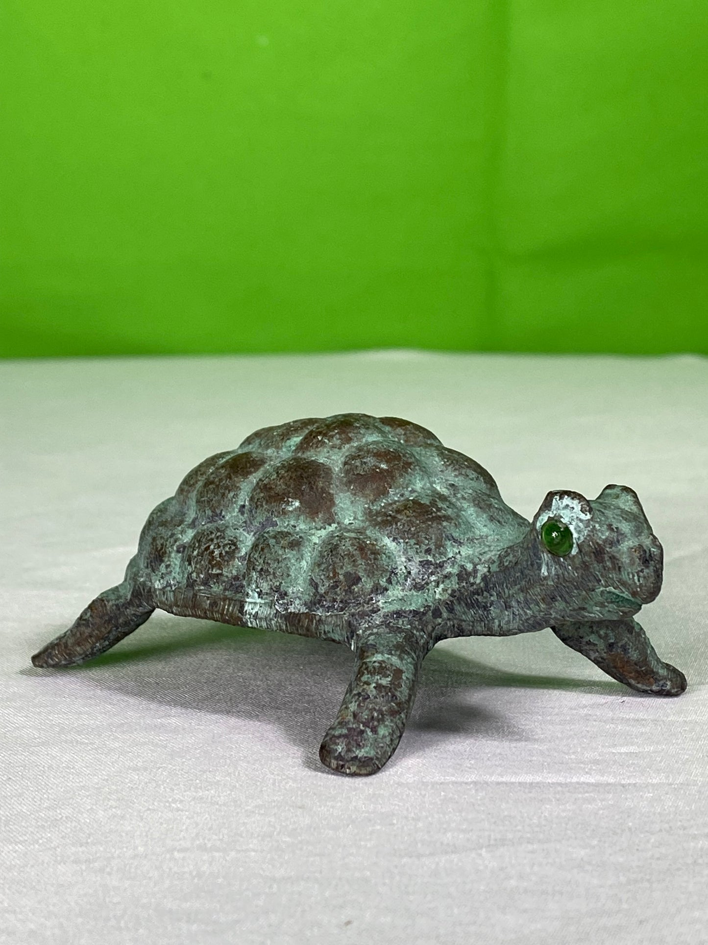 Vintage Bronze Turtle Statue