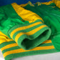 Steve and Barrys Africa Varsity Jacket Size XL Green Yellow Rare Vintage Clean