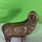 Vintage Brass Sheep Statue