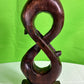 Hana African Dark Wood Infinity Sculpture