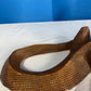 Large Vintage Carved Wood Komodo Dragon Lizard