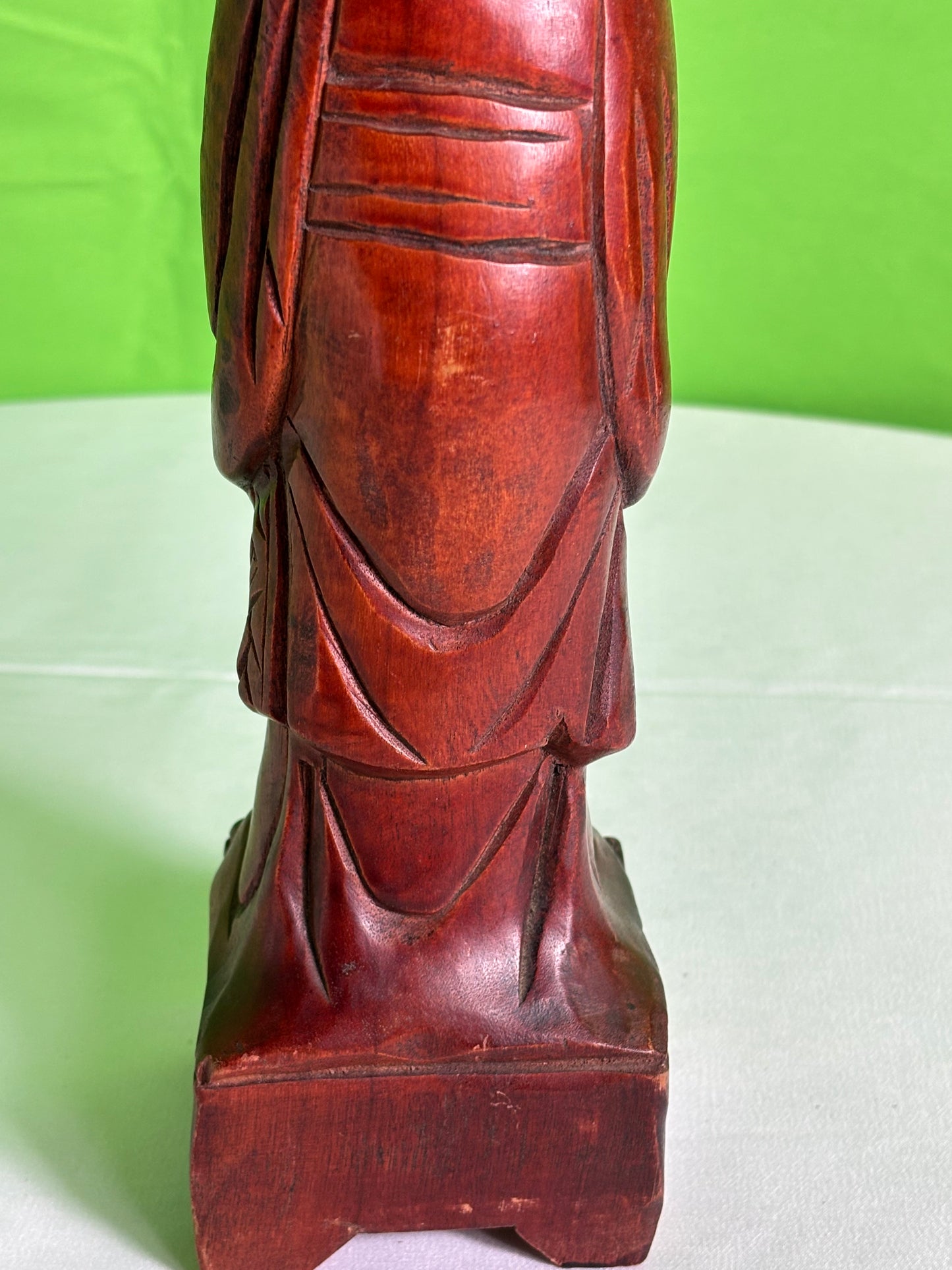 Carved Vintage Asian Figure Statue