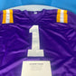 Ja'Marr Chase Signed LSU Tigers Jersey (JSA COA) 2020 National Champs Receiver