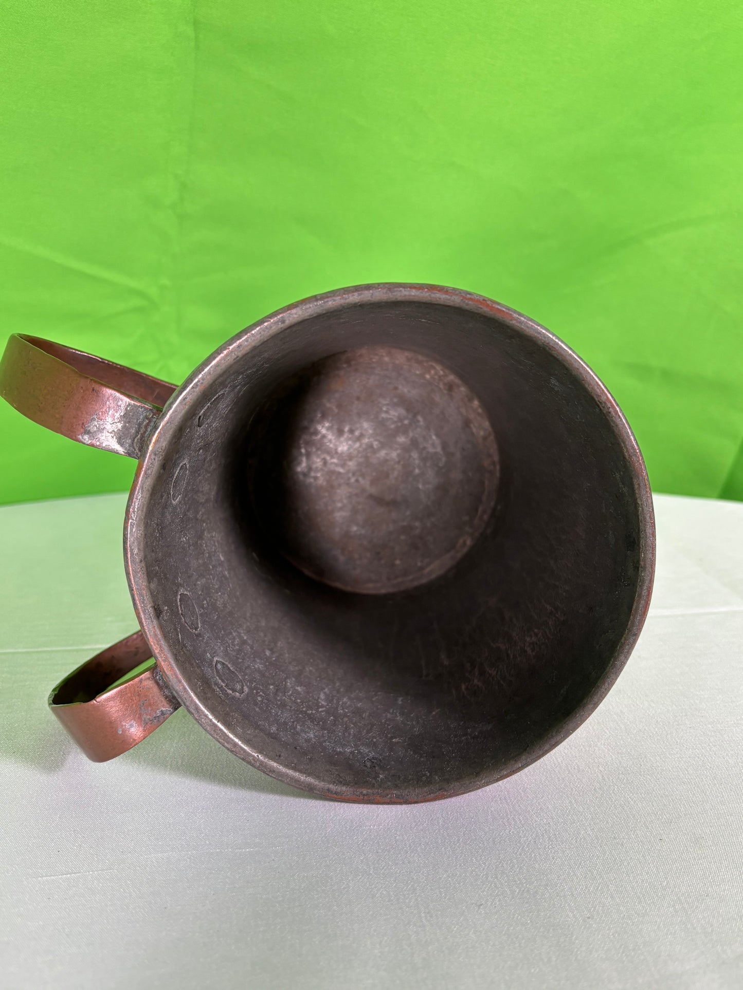 Vintage Double Handled Copper Vessel