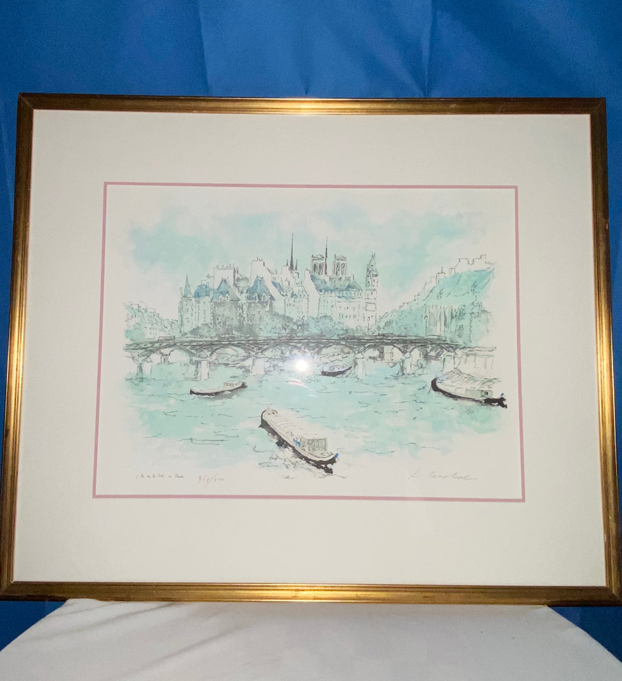 L'ile De La Cite' In Paris - Signed/numbered Print